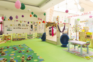Children’s nursery with games, gadgets, relaxing and playing area
