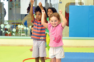 Fun activities at First Steps’ base room